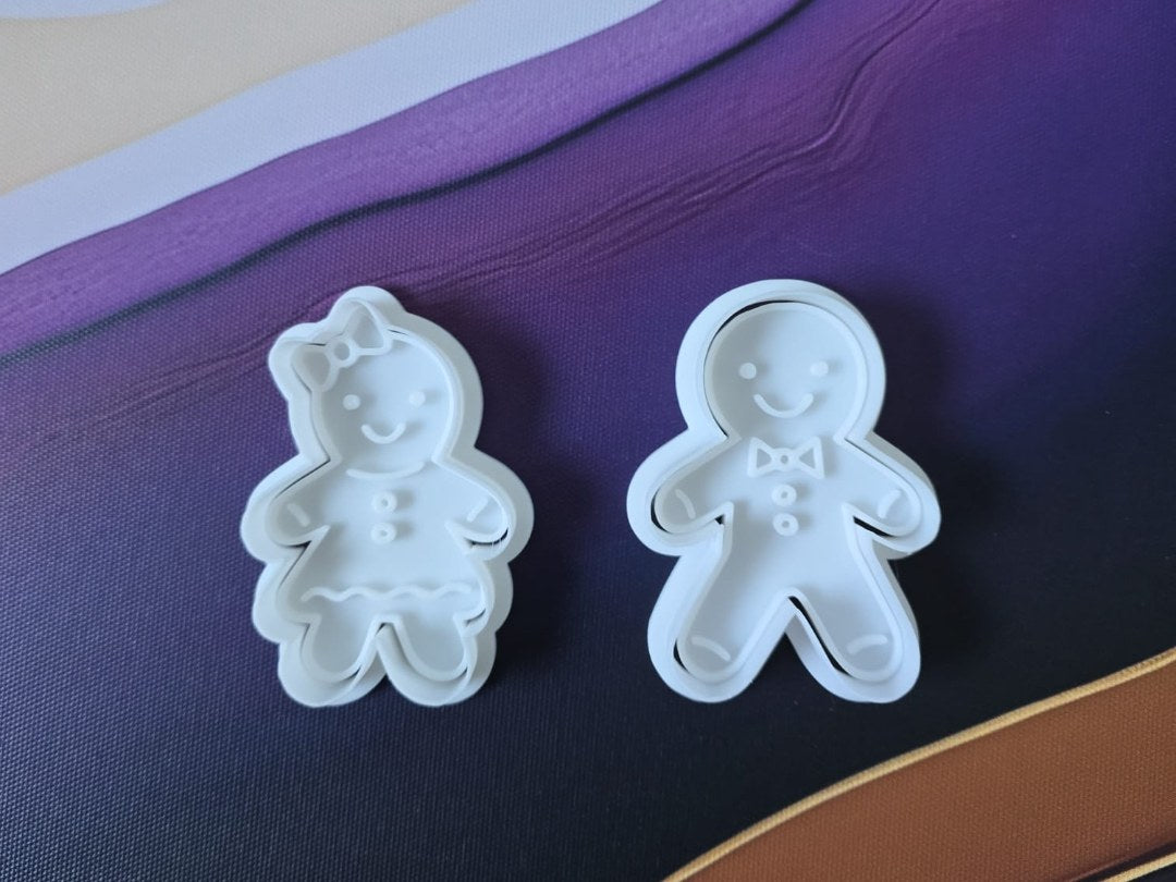 Pepparkaksform formad som en pepparkaksgubbe