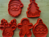 Pepparkaksformar med traditionella julmotiv