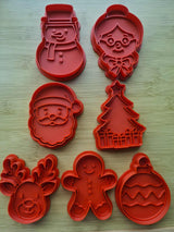 Pepparkaksformar med traditionella julmotiv
