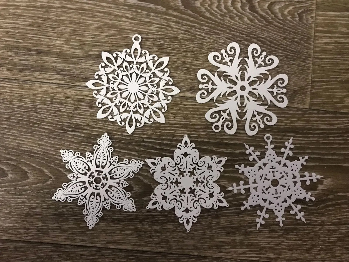 Snöflinga som dekoration till julgranen