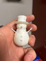 Set med 3 söta snögubbsfigurer