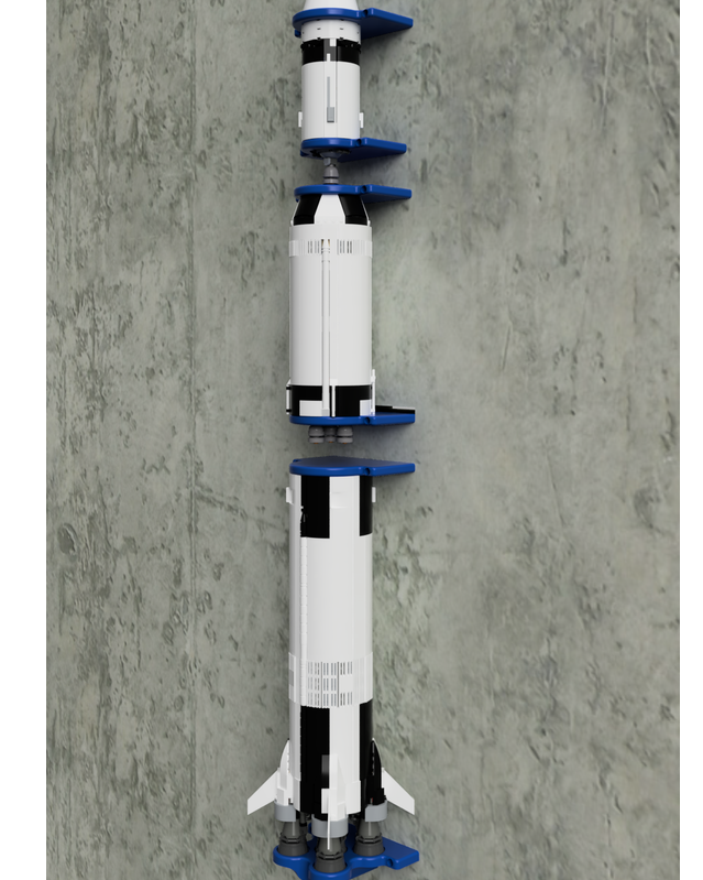 Väggfäste för LEGO Saturn V