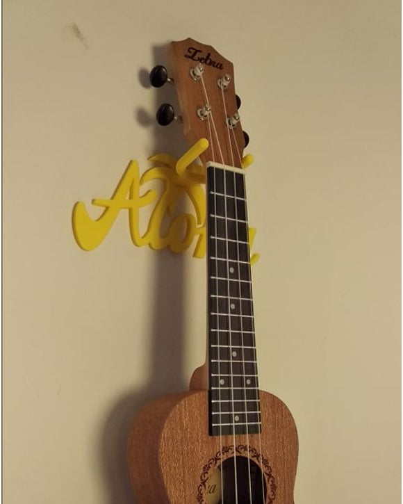 Hawaii-ukulelehängare för vägg – Aloha-design