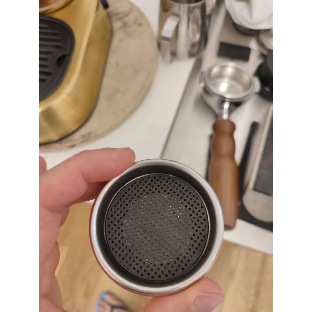 Puckfilter för La Pavoni pre-millennium, skyddar filterhållaren mot spill