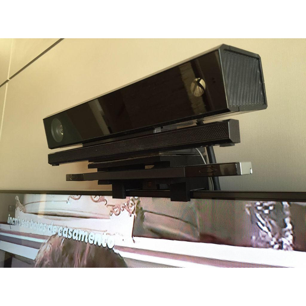 TV-fäste för Xbox Kinect, Wii Sensor Bar och webbkamera