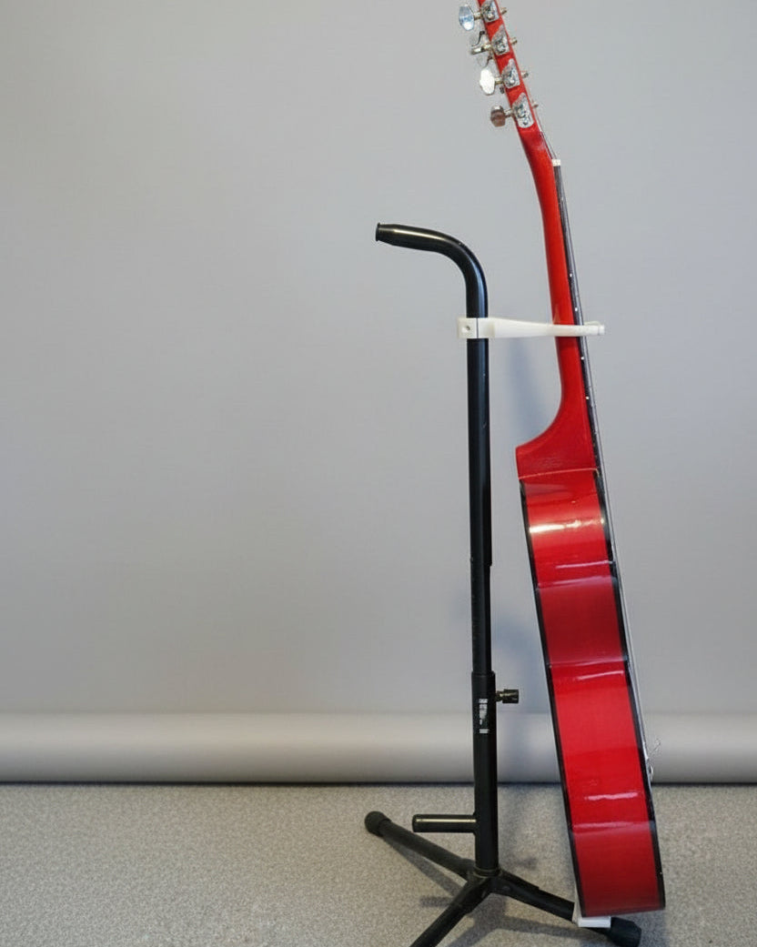 Hållare för akustisk gitarr till gitarrställ