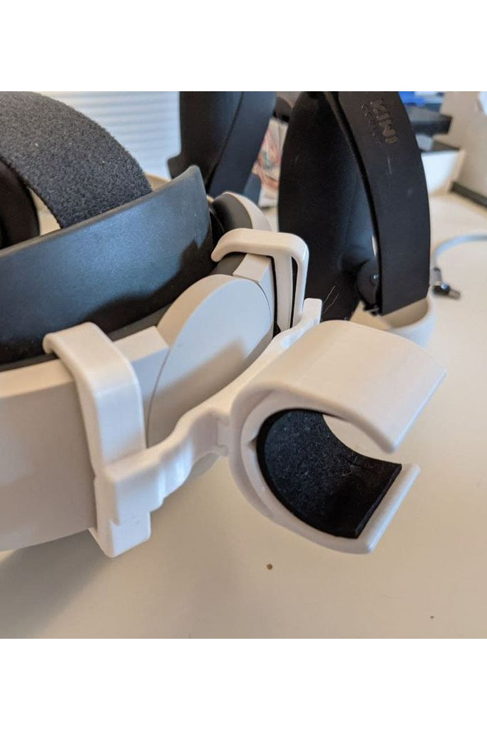 Batterihållare med clips för Oculus Quest 2 Elite Strap