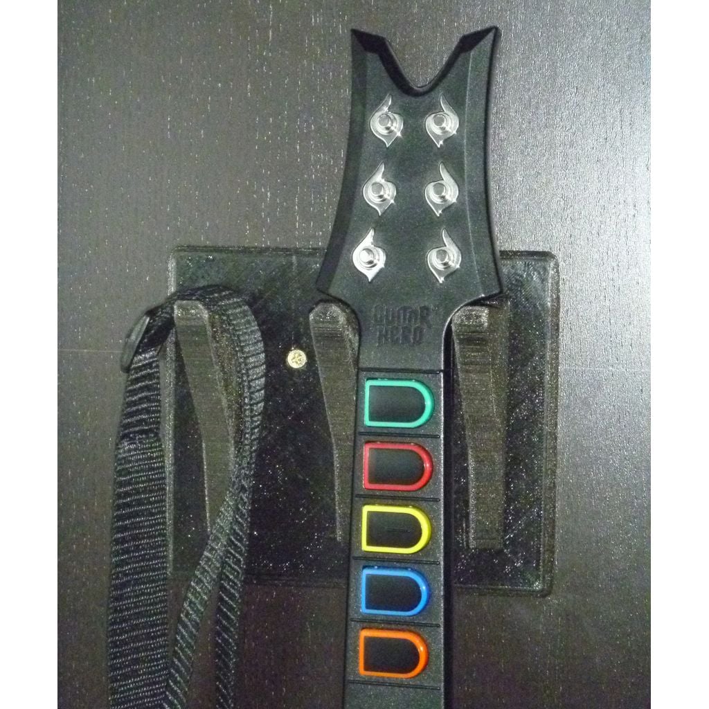 Väggfäste för Guitar Hero-gitarr med krok för band