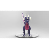 Draken Cynder från The Legend of Spyro – statisk staty