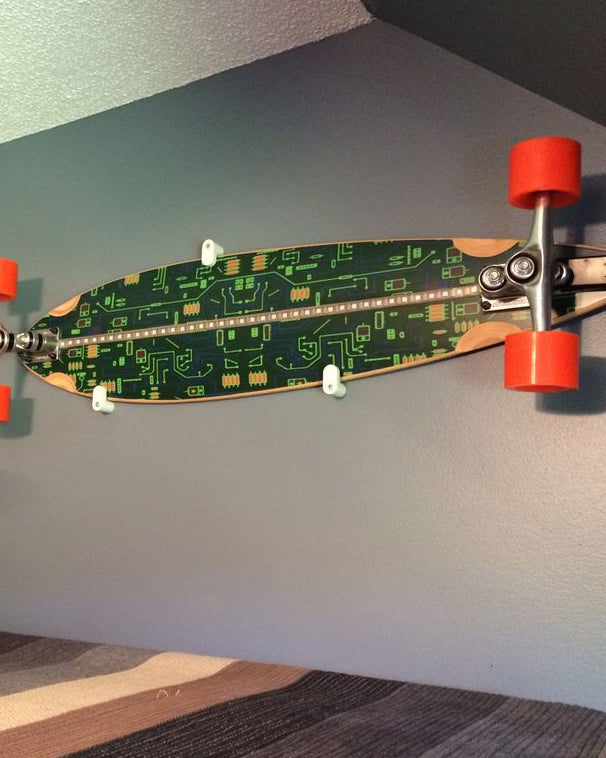 Väggfäste för longboard och skateboard