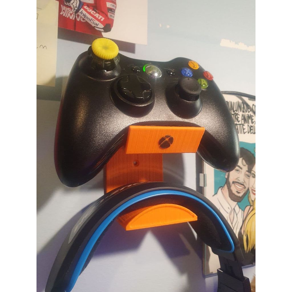 Vägghållare för Xbox-handkontroll och headset