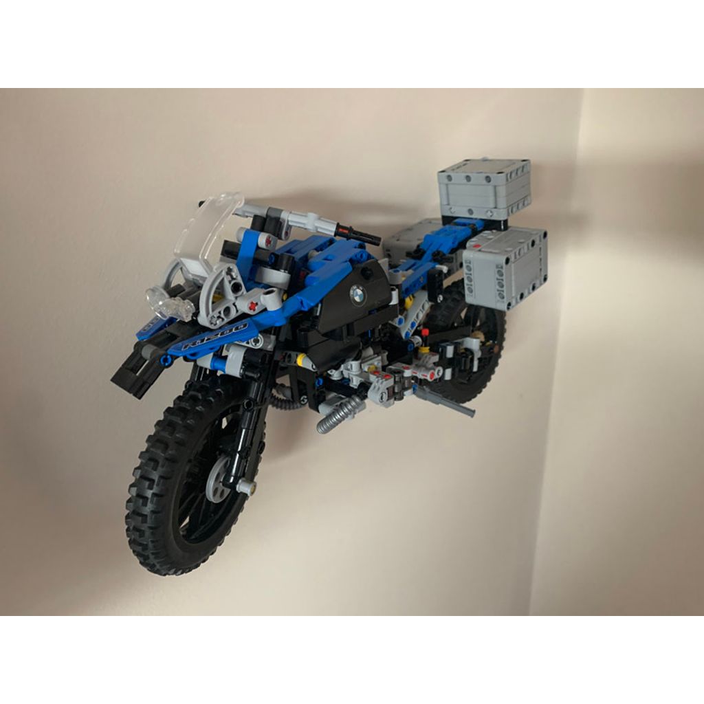 Väggfäste för LEGO Technic BMW R1200GS-motorcykel
