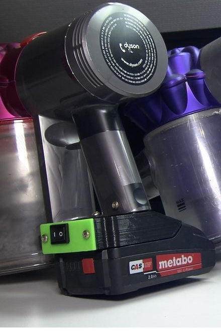 Dyson V6/V7-batteriadapter för Metabo 18V CAS