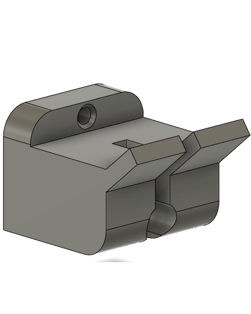 Väggfäste för LEGO 42206 F1 Red Bull med nosen uppåt