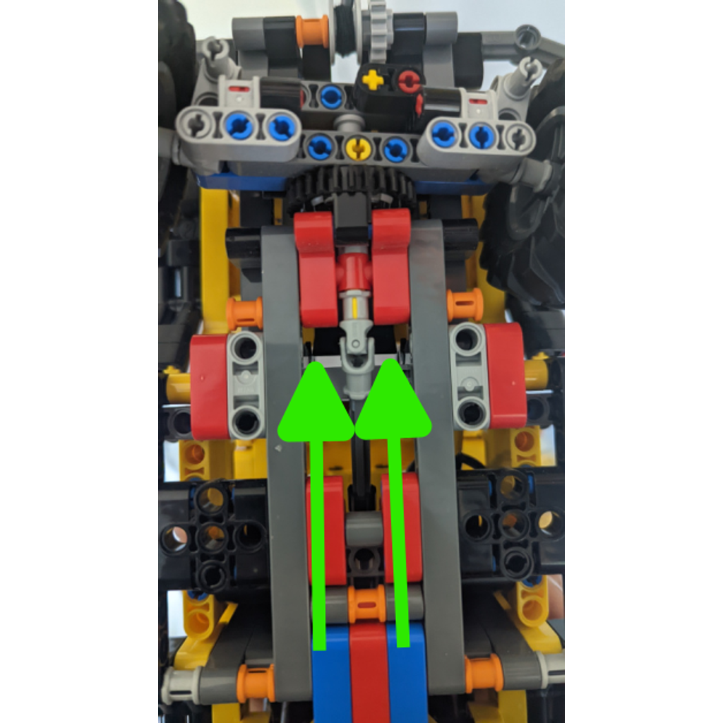 Väggfäste för LEGO Technic 42122 Jeep Wrangler