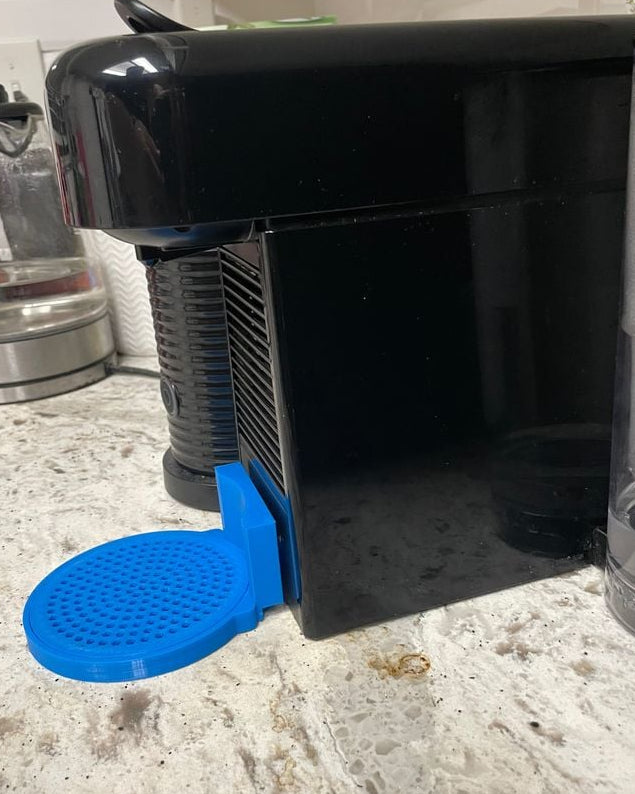 Låg droppbricka för DeLonghi Nespresso Essenza Plus för stora muggar