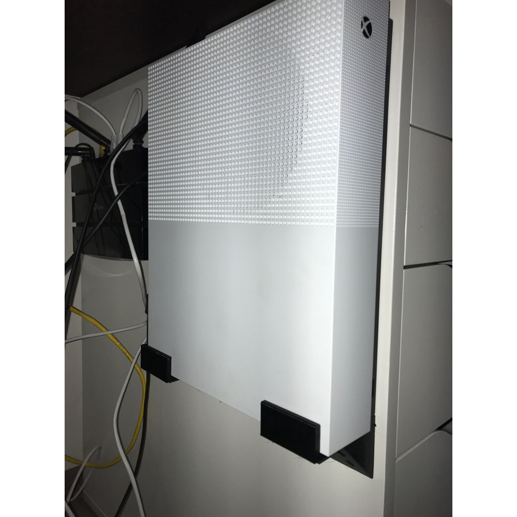 Sidofäste för Xbox One S – väggmontering för ett prydligt skrivbord