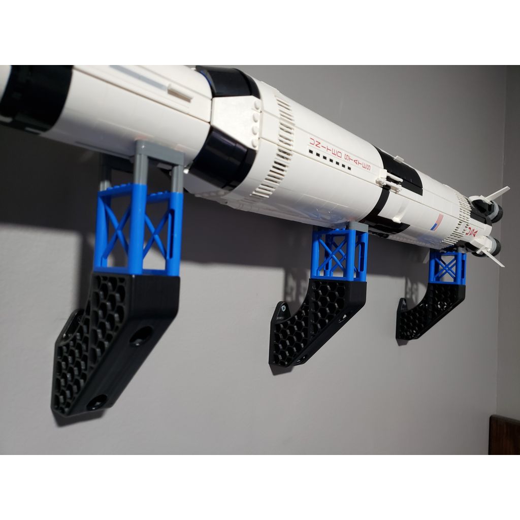 Väggställ för LEGO Saturn V