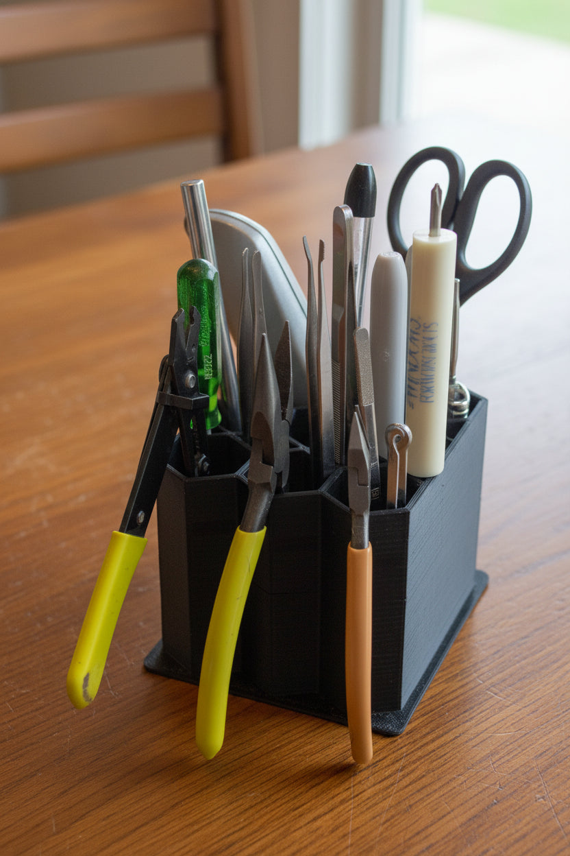 Verktygshållare för bordet – organisatör för verkstaden