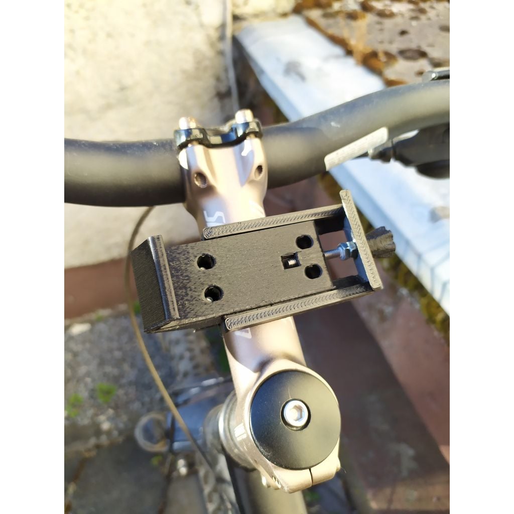 Justerbar telefonhållare för mountainbike – 30 mm klämma