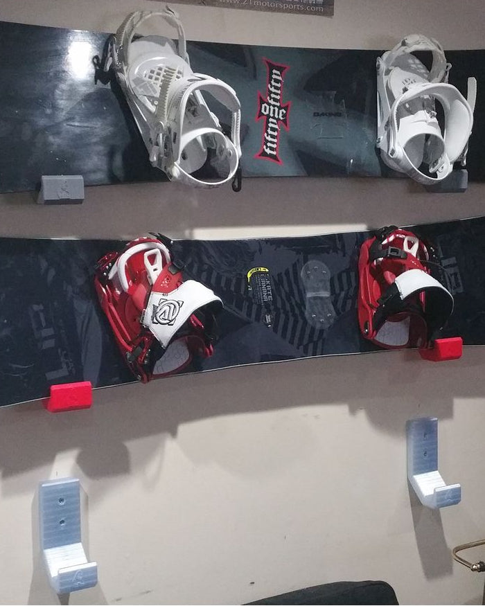 Väggfäste för snowboard – set med 2