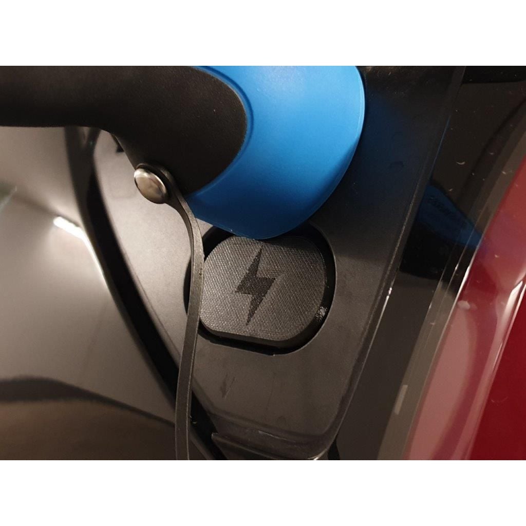 Lock för CCS-laddport på Tesla Model 3