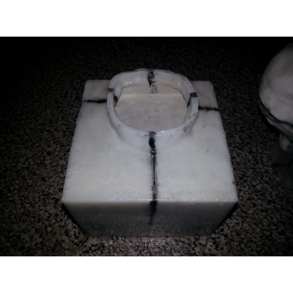 Byst av Albert Einstein från 3D-skanning – 34 cm