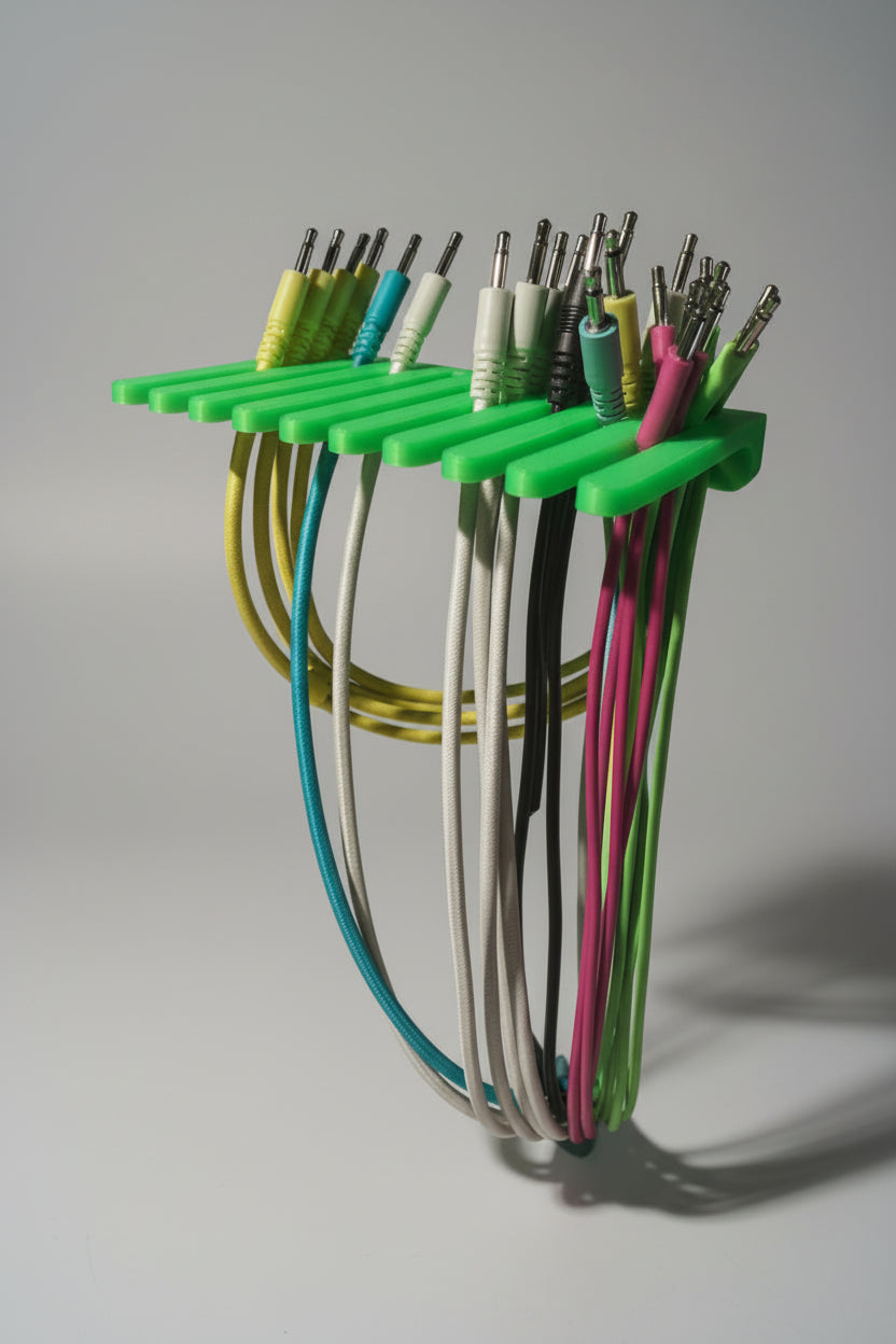 Eurorack-hängare för patchkablar – skruvmontering