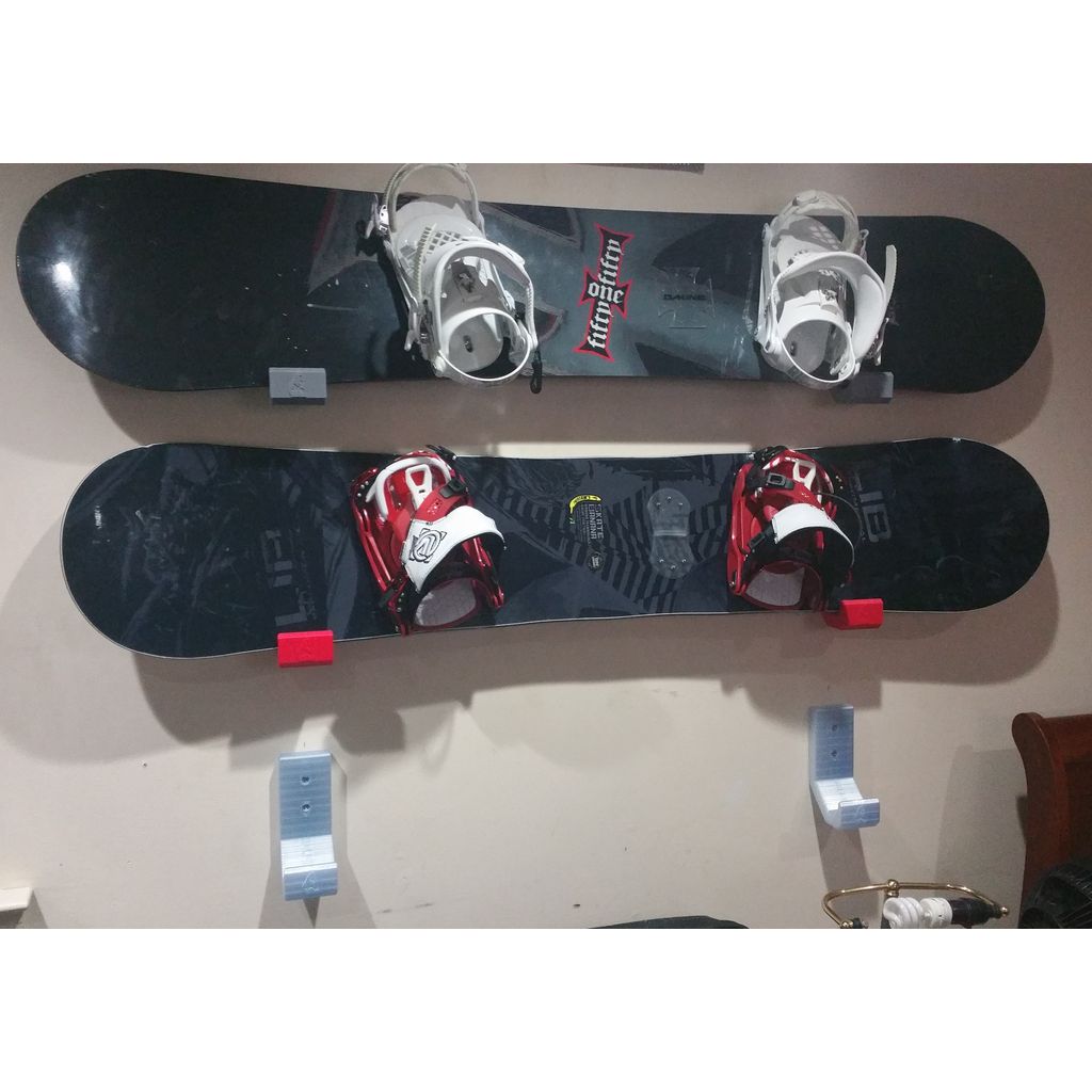 Väggfäste för snowboard – set med 2