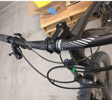 Cykelclips för 2 vajrar – broms och växel